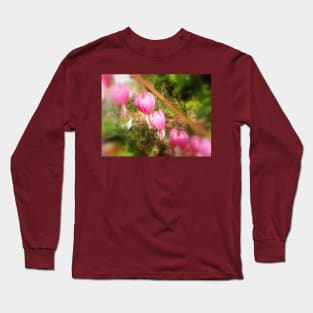 red bleeding hearts #8 v1 Long Sleeve T-Shirt